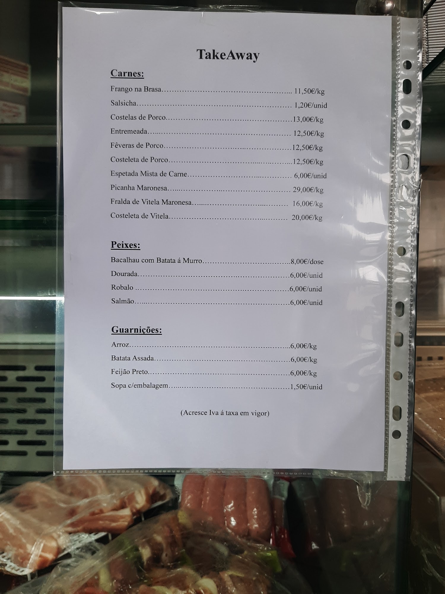 Rotunda das Flores Menu