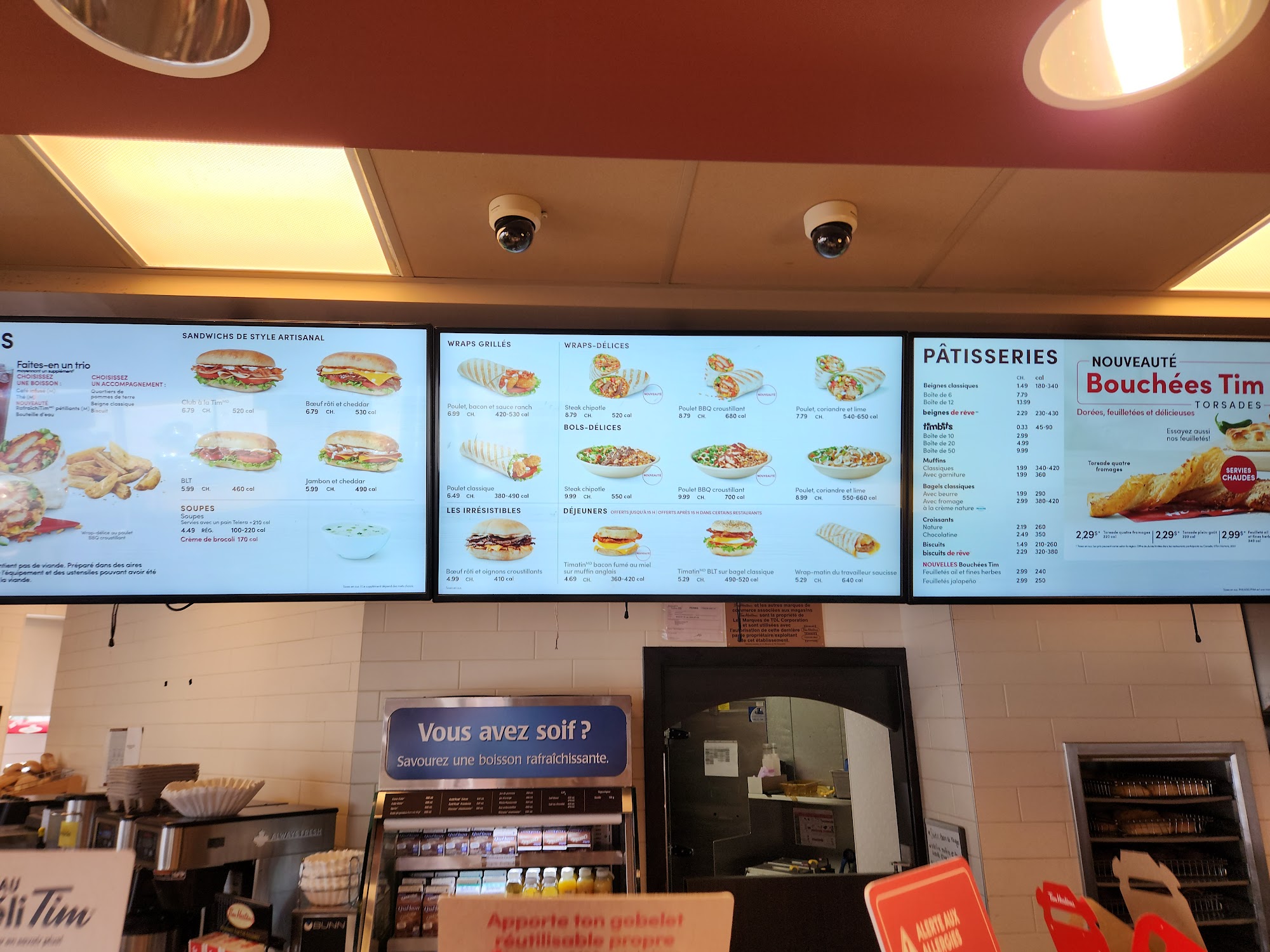 Tim Hortons Menu
