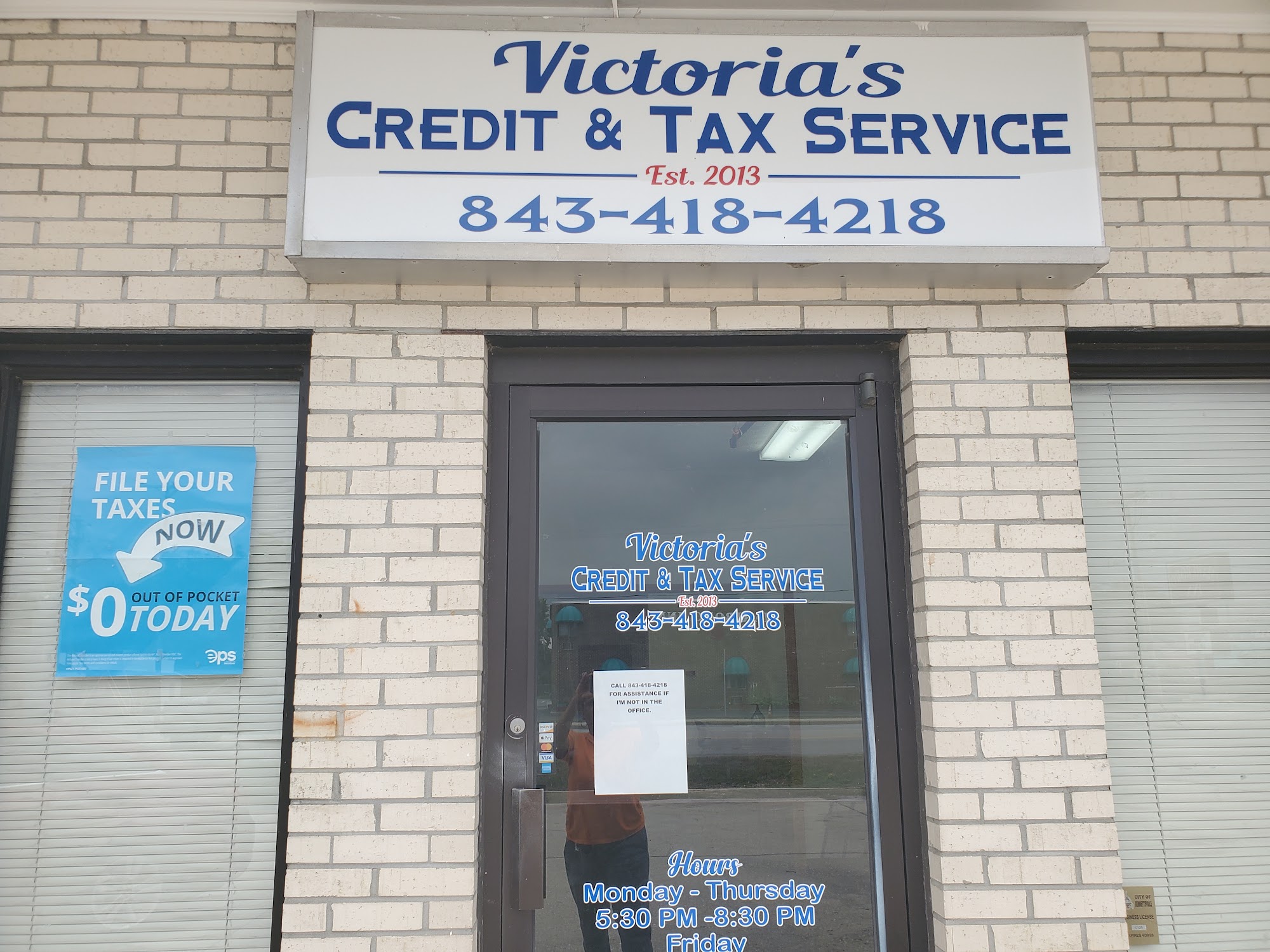 Victoria's Credit & Tax Services LLC 131 Hwy 15-401 Bypass W suite 2, Bennettsville South Carolina 29512