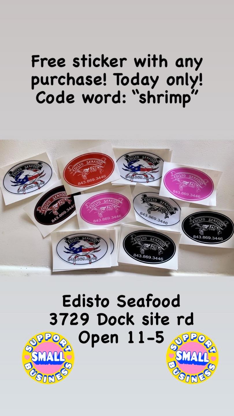 Edisto Seafood Menu