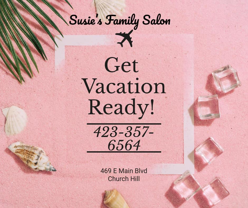 Susie’s Family Salon 469 E Main Blvd, Church Hill Tennessee 37642
