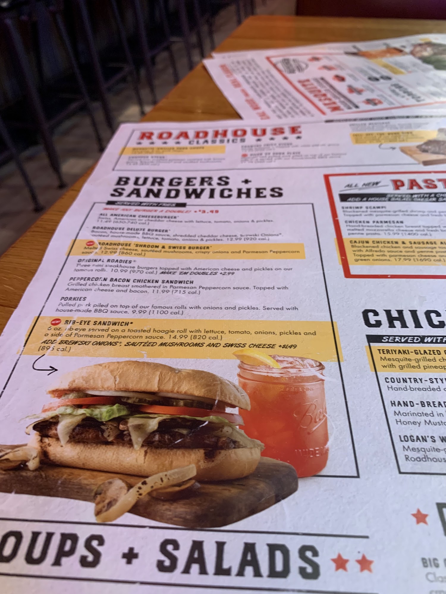 Twisted Tenders Menu