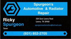 Spurgeon's Automotive & Radiator Repair
