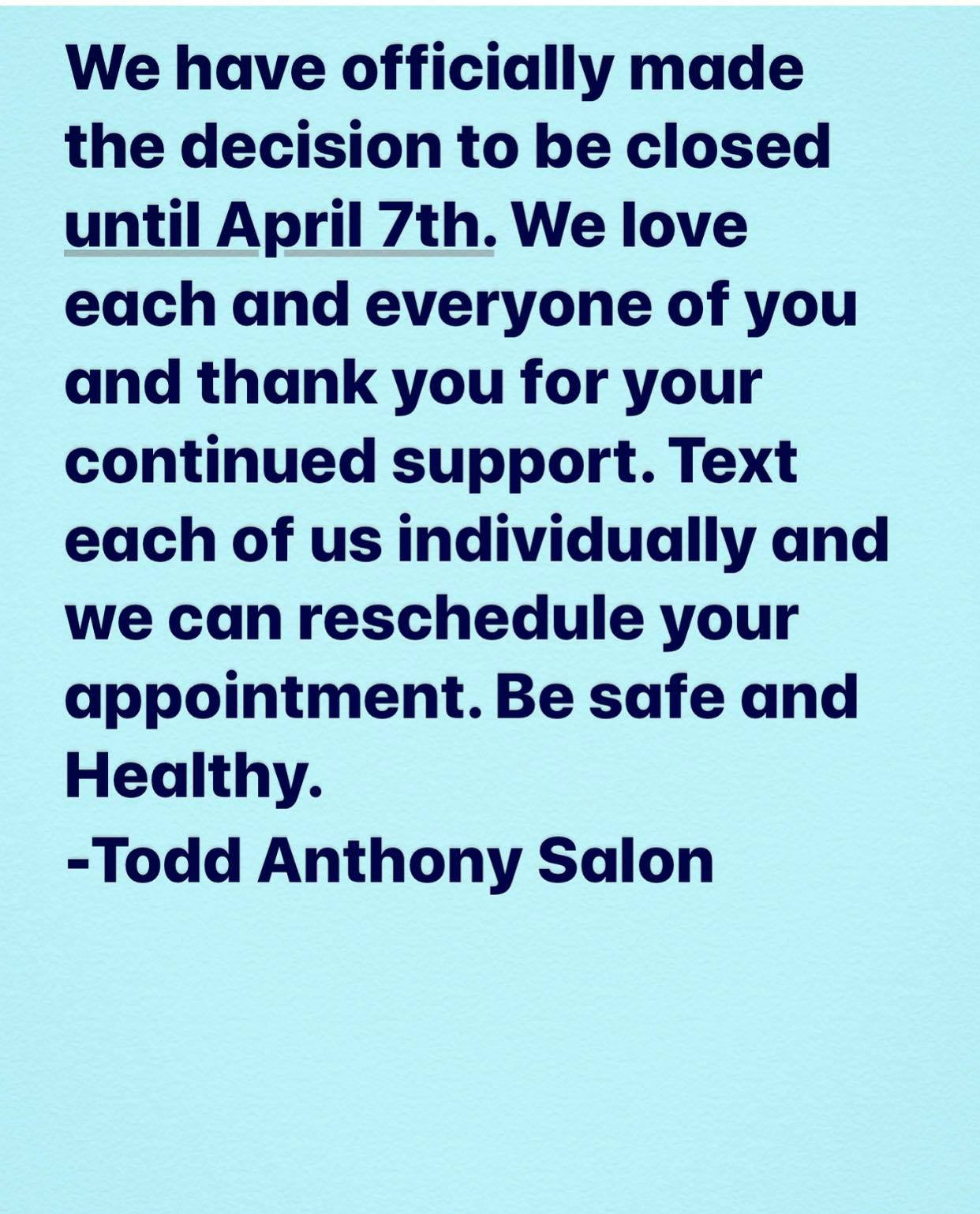 Todd Anthony Salon 15309 Lebanon Rd, Old Hickory Tennessee 37138