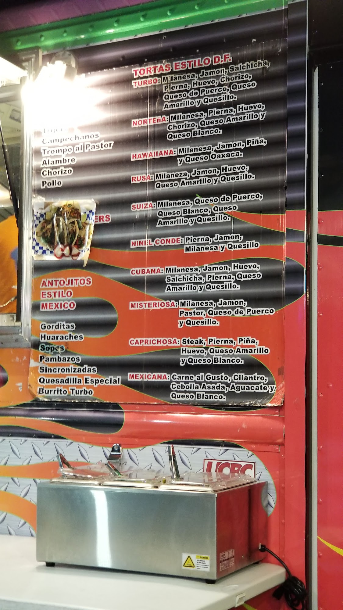 Tortas Y Tacos Dos Hermanos Menu