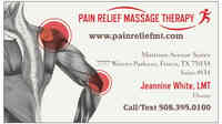 Pain Relief Massage Therapy