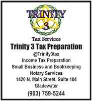 Trinity 3 Tax Services.