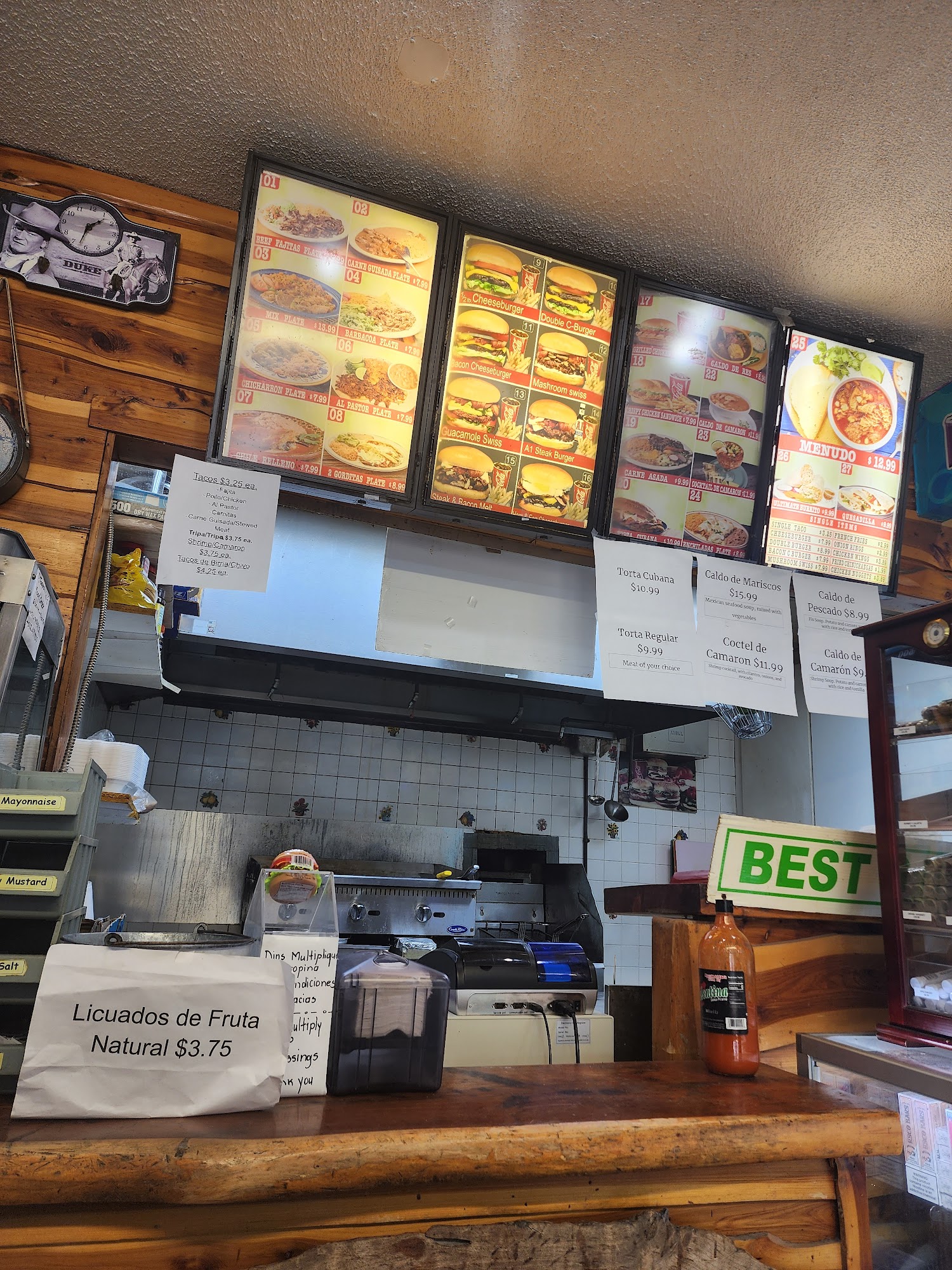 Camco's Country Kitchen Menu