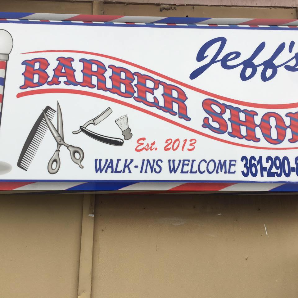 Jeffs’ Barber Shop 313 E San Patricio Ave, Mathis Texas 78368