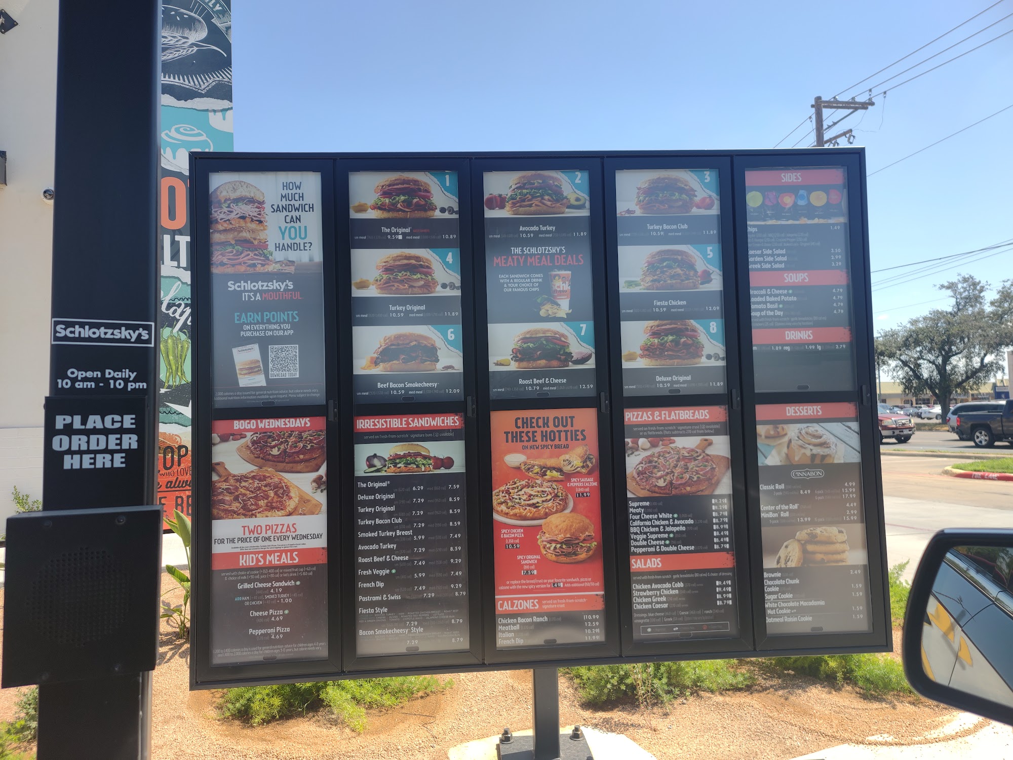 Schlotzsky's Menu