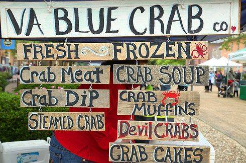 Virginia Bluecrab Co Menu