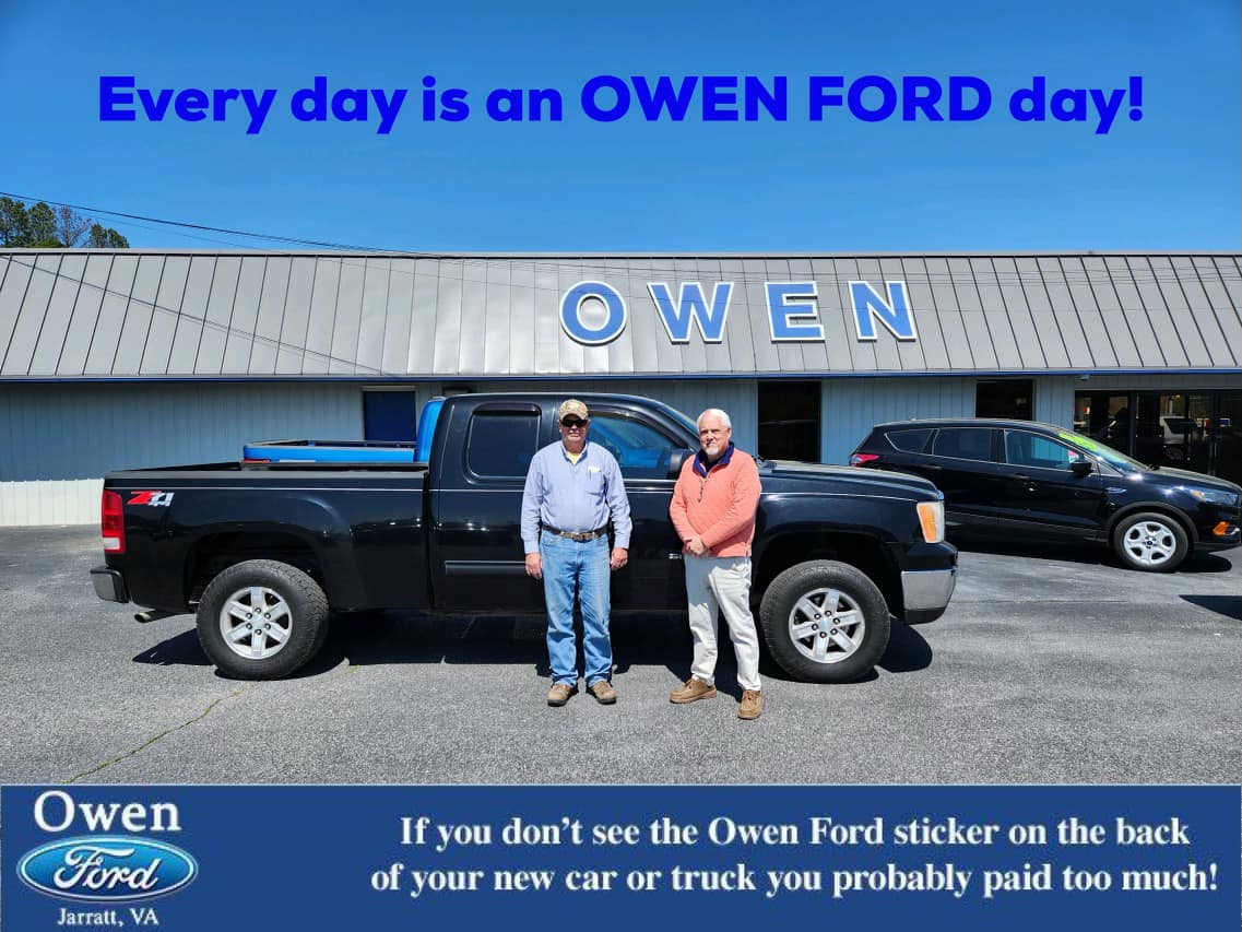 Owen Ford, Inc. Service 402 Blue Star Hwy, Jarratt Virginia 23867