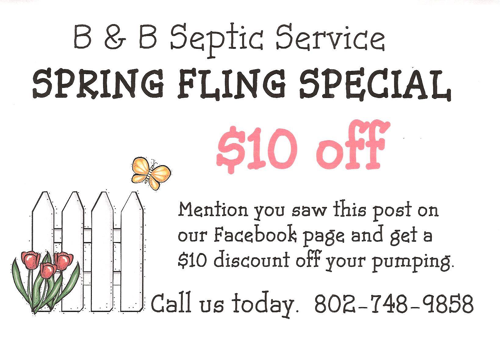 B & B Septic 2702 Crepeault Hill Rd, St Johnsbury Vermont 05819