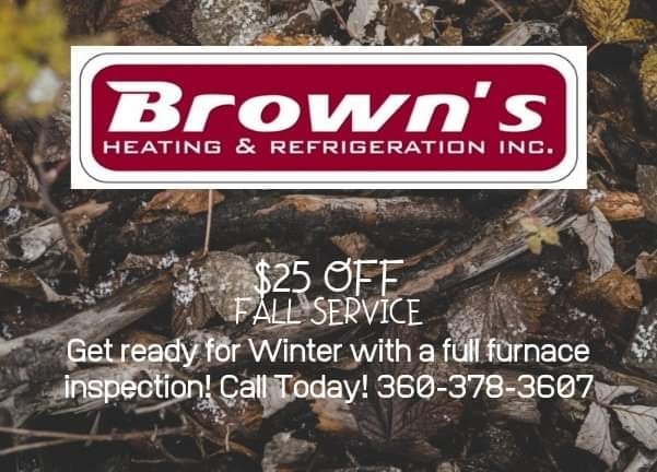Brown's Heating & Refrigeration 310 Carter Ave, Friday Harbor Washington 98250