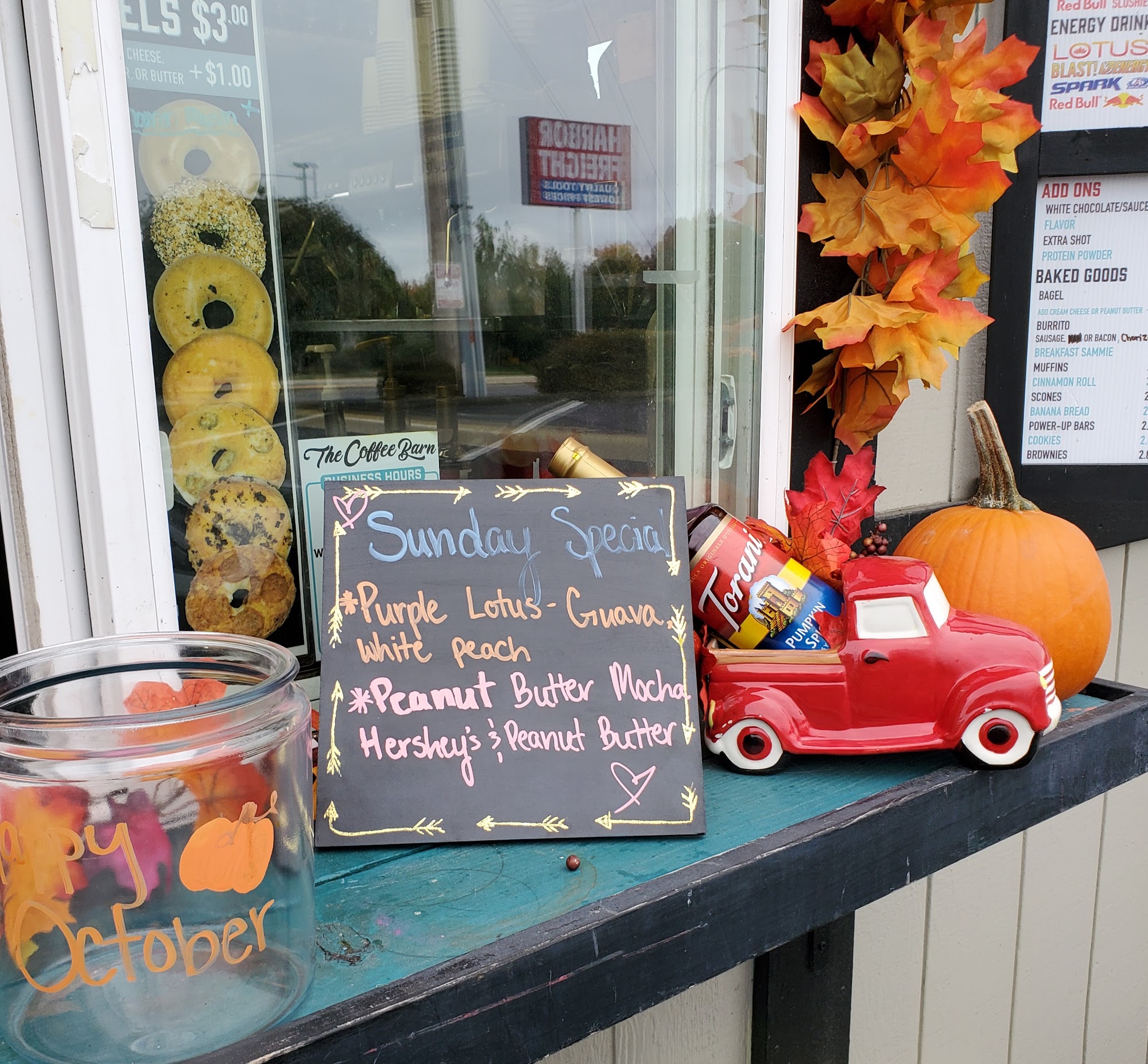 The Coffee Barn Menu