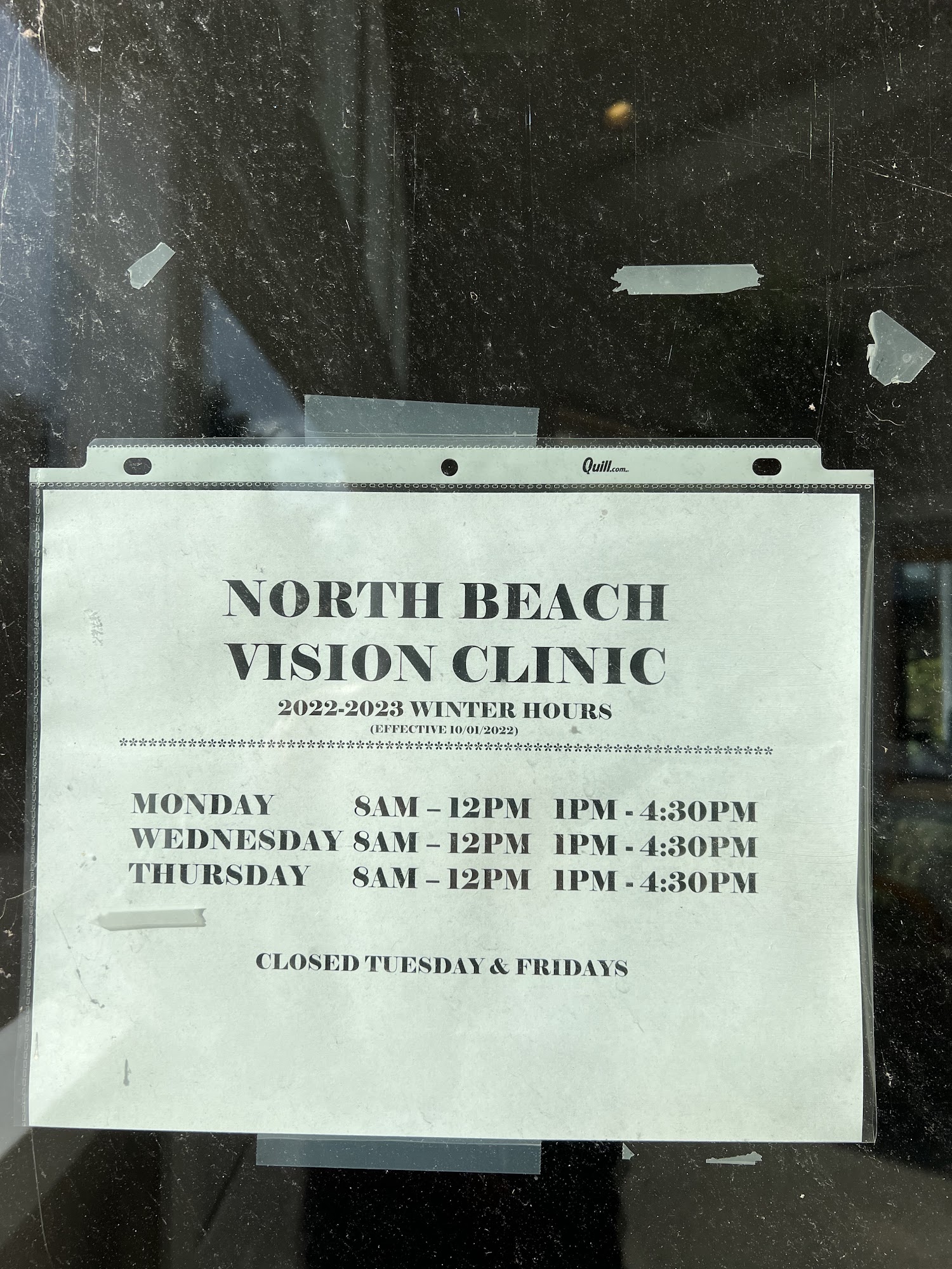 North Beach Vision Clinic 848 Ocean Shores Blvd NW #1, Ocean Shores Washington 98569
