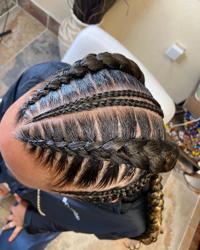 Afro hair braiding by Njeri Suzie