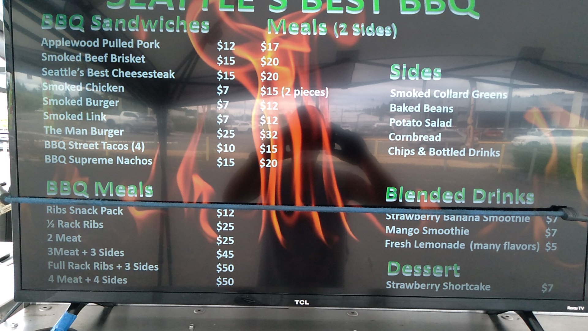 LTs BBQ Truck Menu