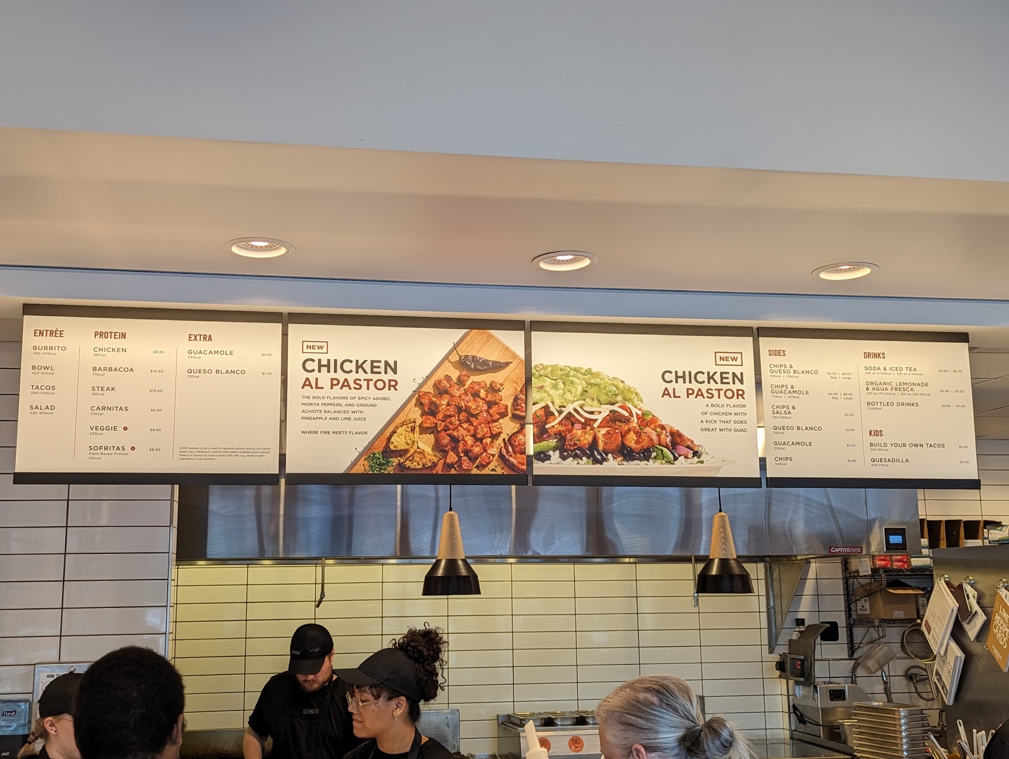Chipotle Mexican Grill Menu