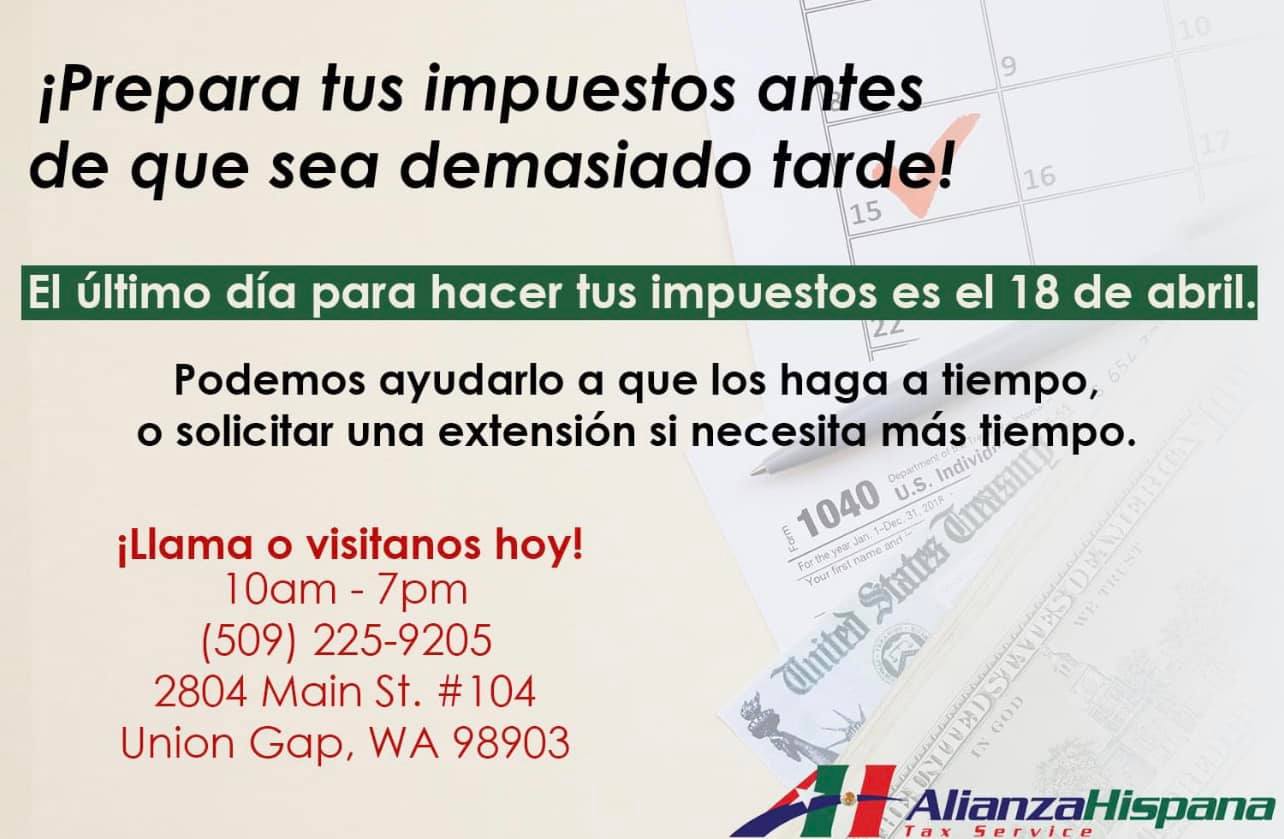 Alianza Hispana 2804 Main St UNIT 104, Union Gap Washington 98903