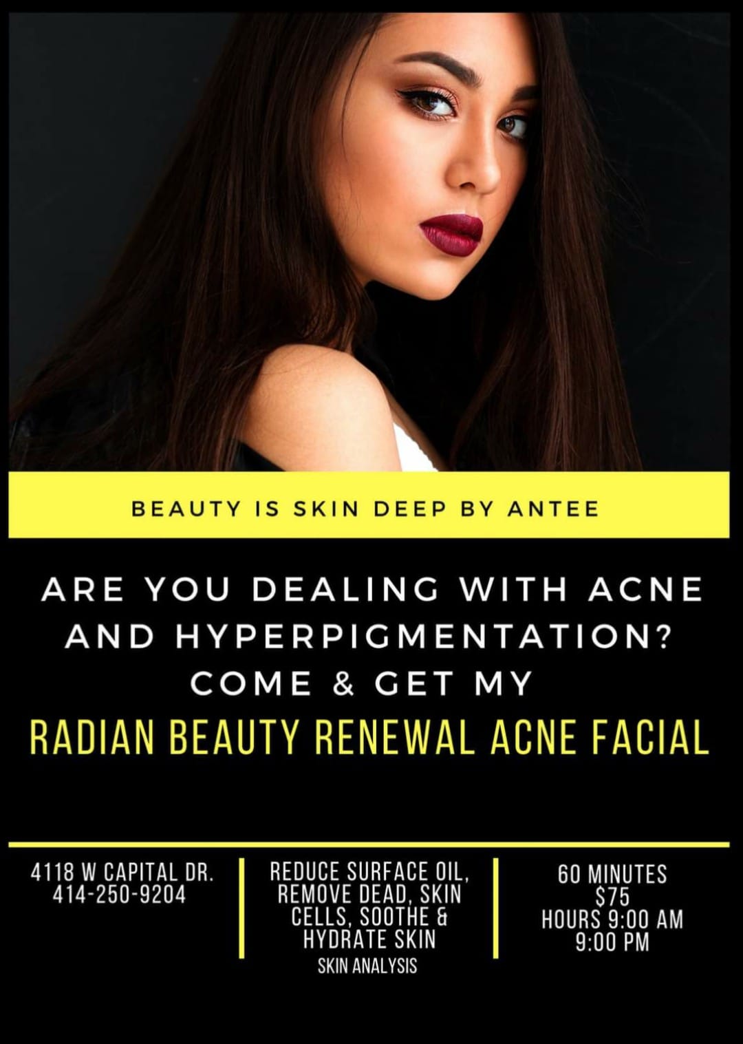 Beauty is Skin Deep by Antee 5600 W Brown Deer Rd #107, Brown Deer Wisconsin 53223