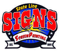 State Line Sign & Screen Printing