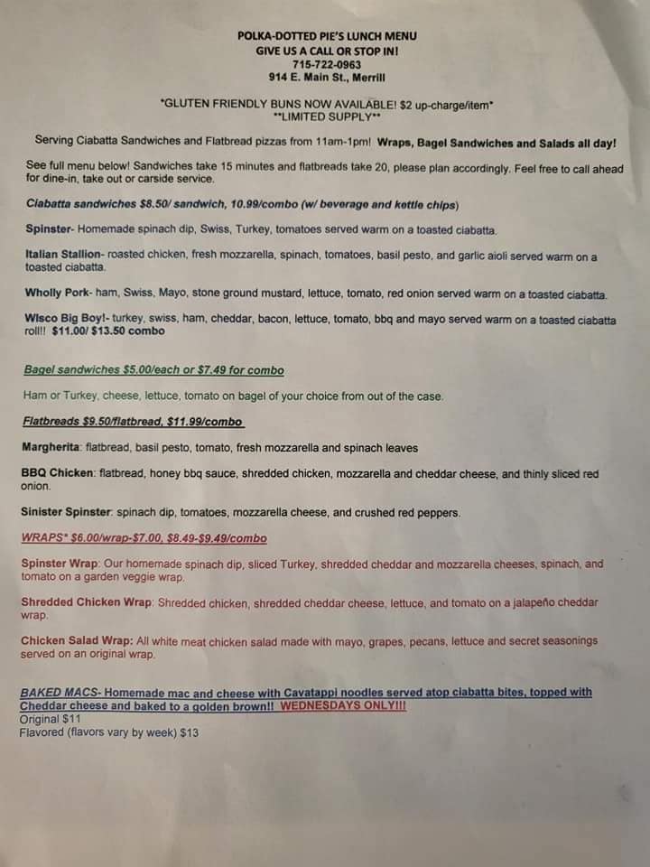 Polka-Dotted Pie Menu