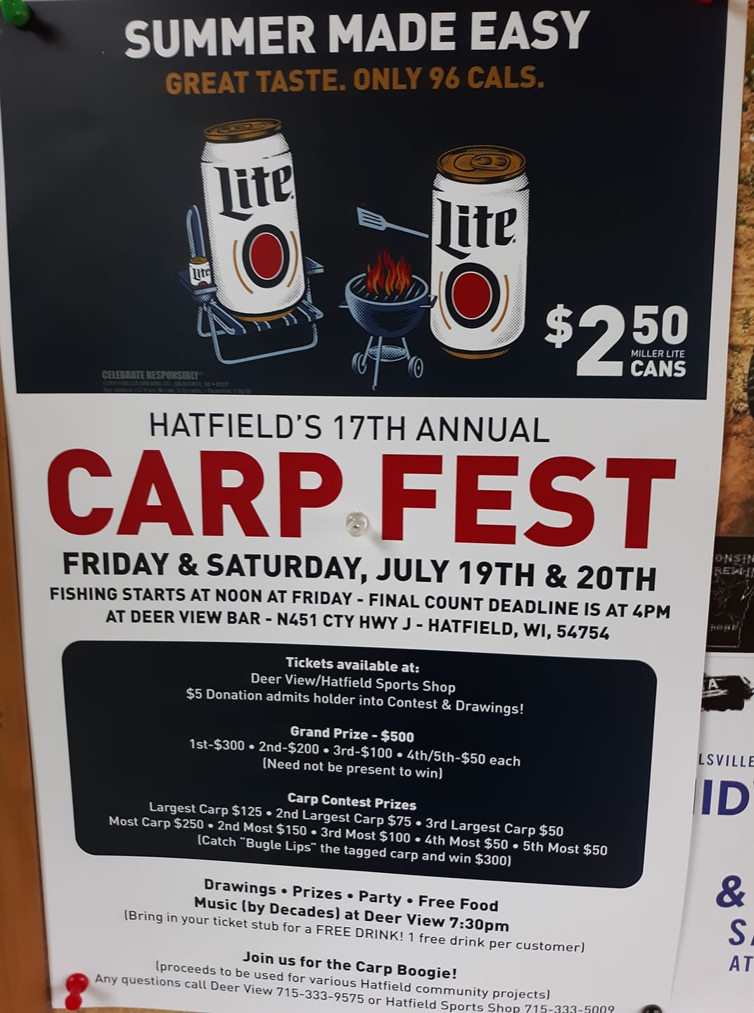 Deer View Lodge Menu