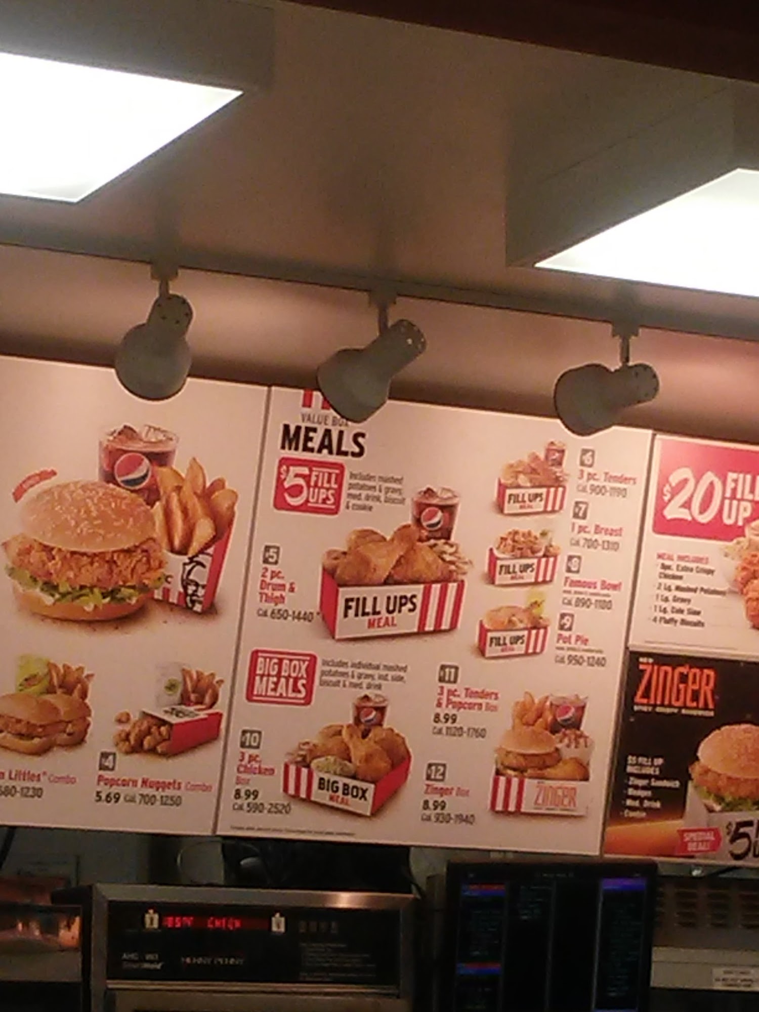KFC Menu