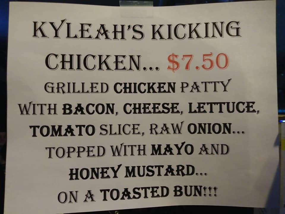 Drink Slingers Tavern Menu