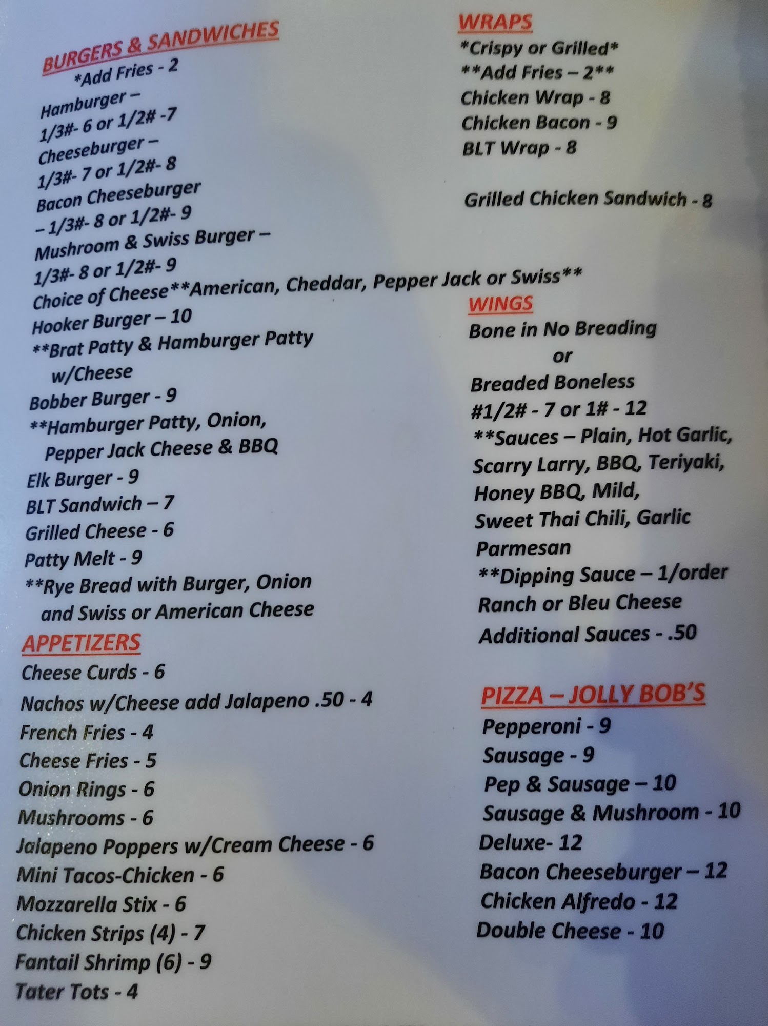 Hookers Bar & Grill, Shiocton Menu, Reviews (14), Photos (13) Restaurantji