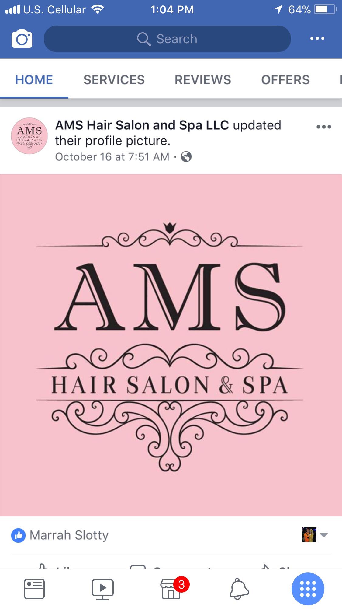 AMS Hair Salon & Spa, LLC 408 S Worcester St, Spring Green Wisconsin 53588