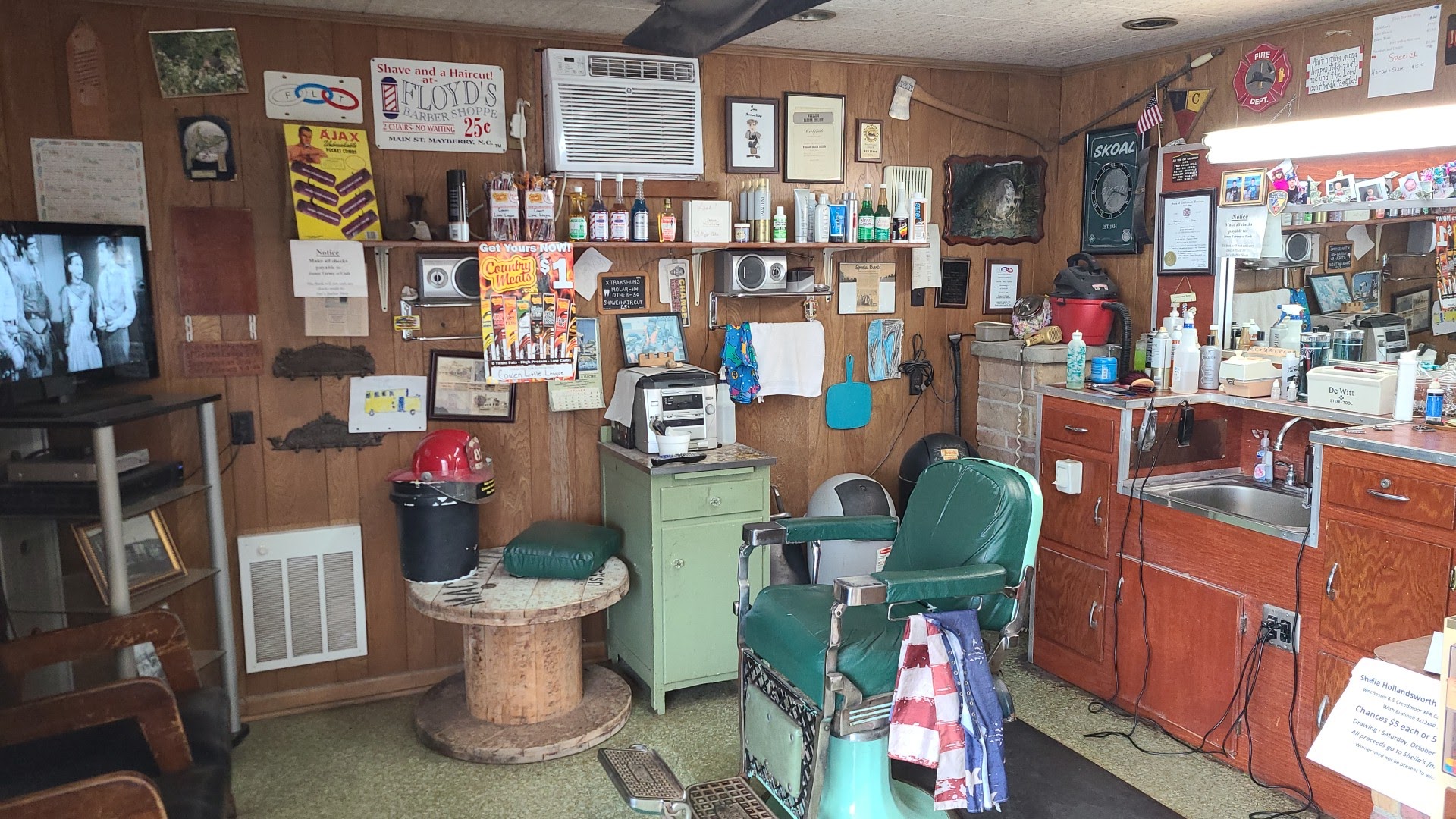Jim's Barber Shop 6969 Webster Rd, Cowen West Virginia 26206