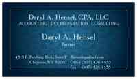 Daryl A. Hensel, CPA, LLC dhenselcpa@aol.com